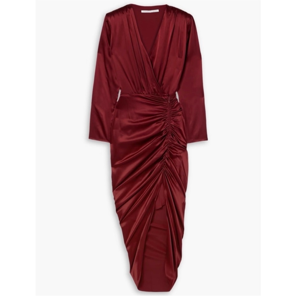 Veronica Beard Cameri Dress Cabernet - Picture 3 of 5